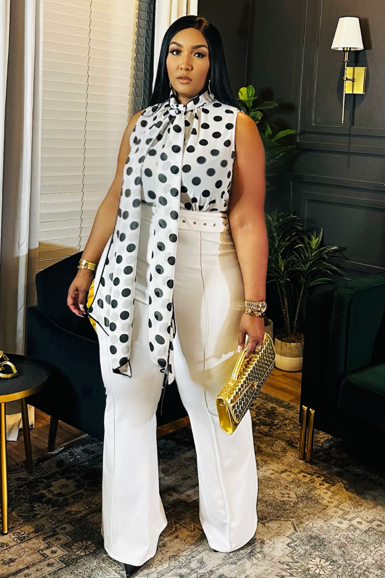 Bellarie Polka Dot Jumpsuit