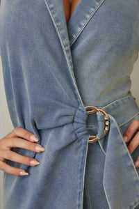 DAHLIA DENIM JUMPSUIT