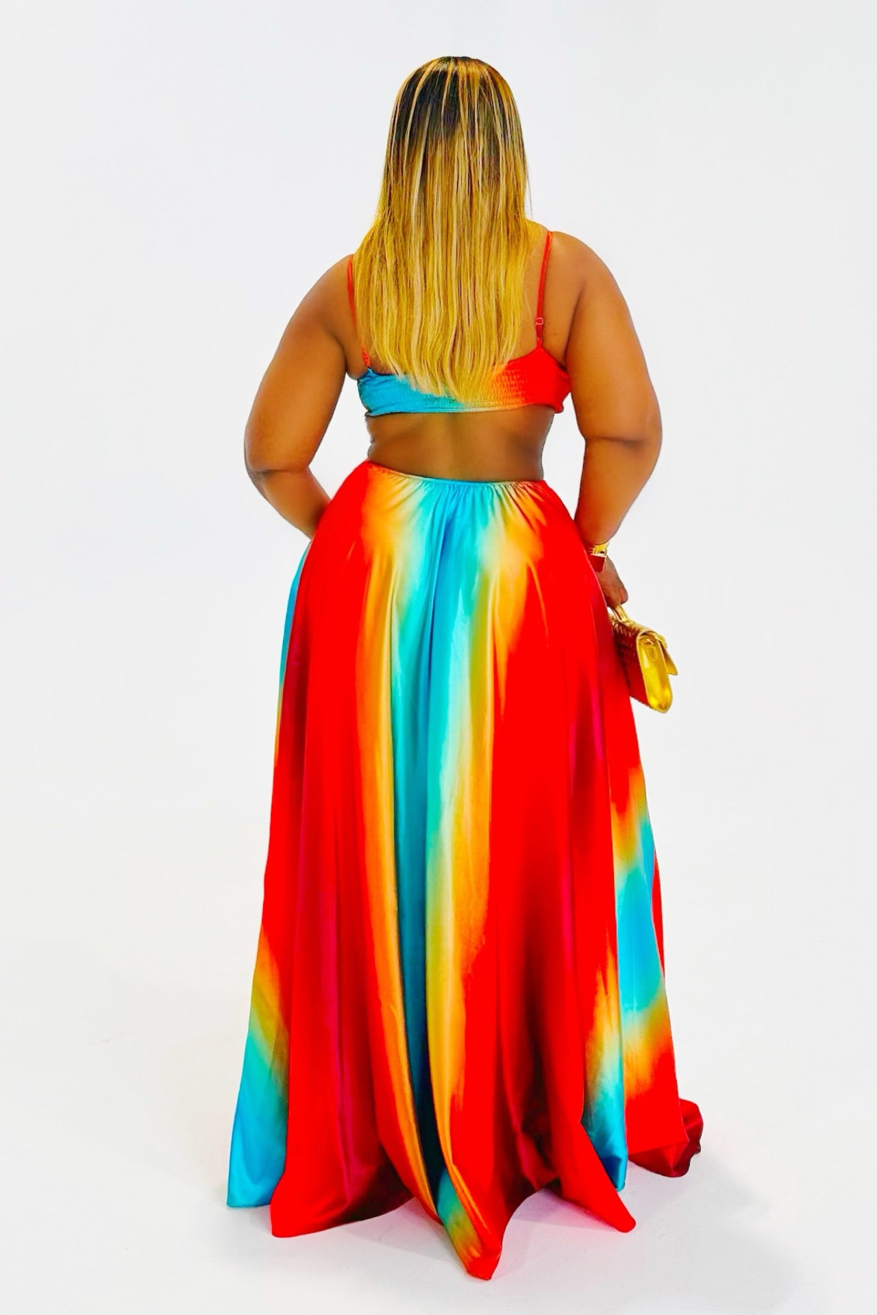 Paint the Room Multi Color Maxi Dress
