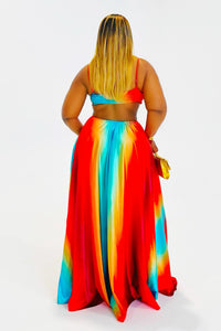 Paint the Room Multi Color Maxi Dress