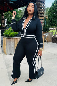 Fur Real Business Fur Knit Jumpsuit