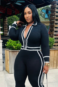 Fur Real Business Fur Knit Jumpsuit